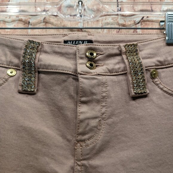 Allen B. By Allen Schwartz Jeans with Rhinestone Beltloops and Pockets Size 29 - Picture 6 of 16